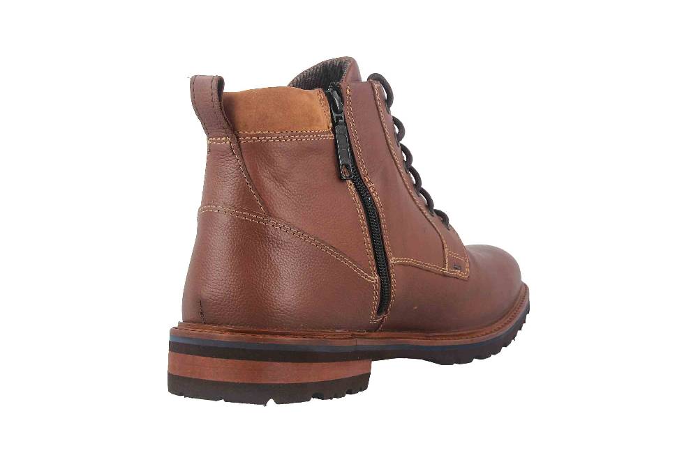 Fretz Men Milano Boots in Übergrößen Braun 6330.9712-12 große Herrenschuhe Kostenloser Versand international