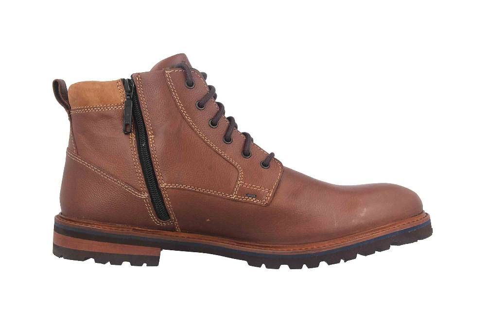 Fretz Men Milano Boots in Übergrößen Braun 6330.9712-12 große Herrenschuhe Kostenloser Versand international