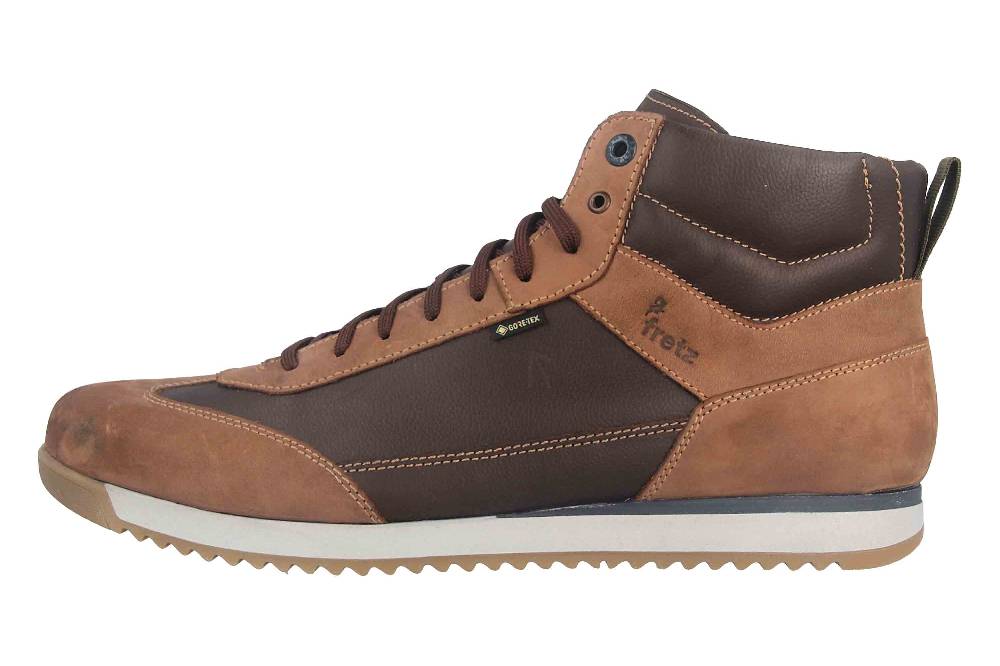 Fretz Men Tobias Stiefel in Übergrößen Braun 6660.2916-80 große Herrenschuhe