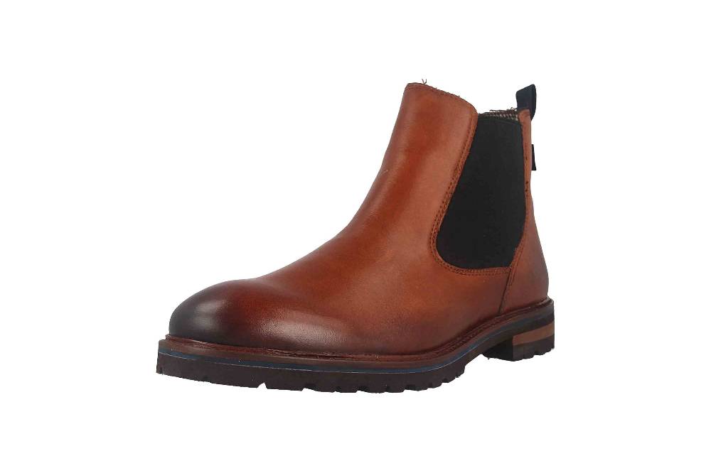 Fretz Men Milano Stiefeletten in Übergrößen Braun 6333.9728-37 große Herrenschuhe Speichern exportieren