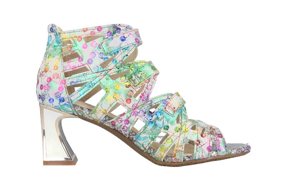 Laura Vita Sandaletten in Übergrößen Mehrfarbig JACBO 01 Bisque große Damenschuhe zollfrei