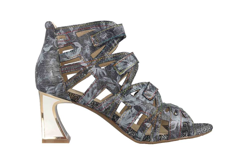Laura Vita Sandaletten in Übergrößen Mehrfarbig JACBO 01 Acier große Damenschuhe 50% Rabatt für begrenzte Zeit