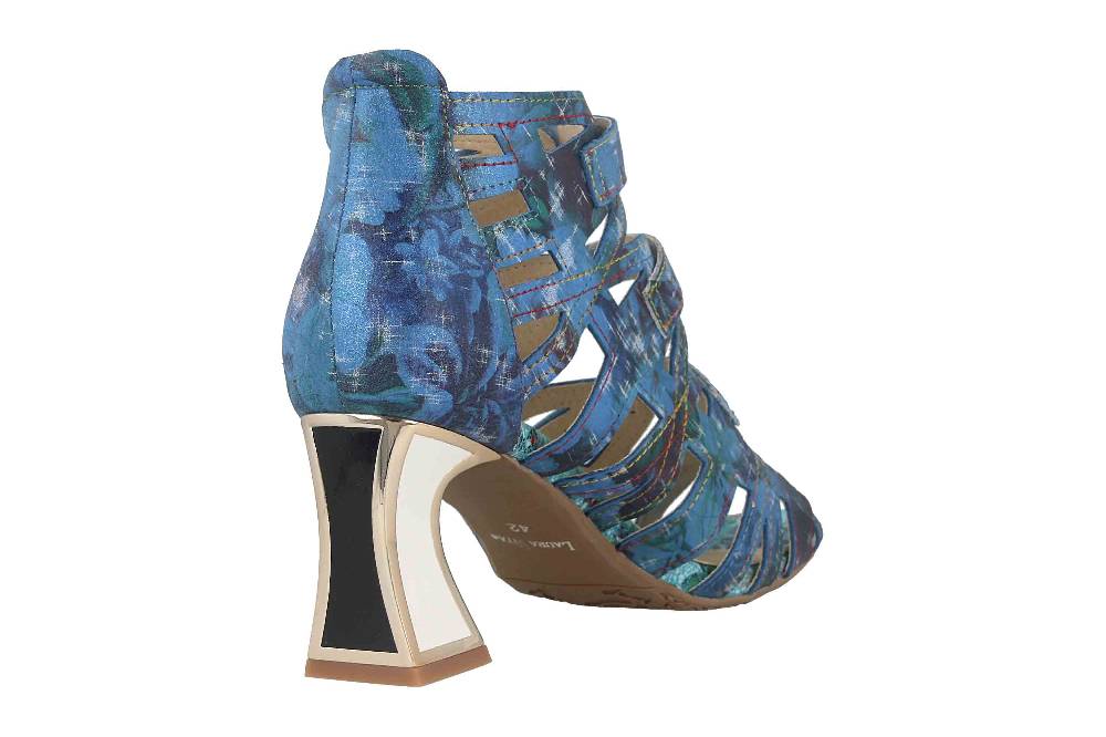 Laura Vita Sandaletten in Übergrößen Mehrfarbig JACBO 01 Jeans große Damenschuhe Online