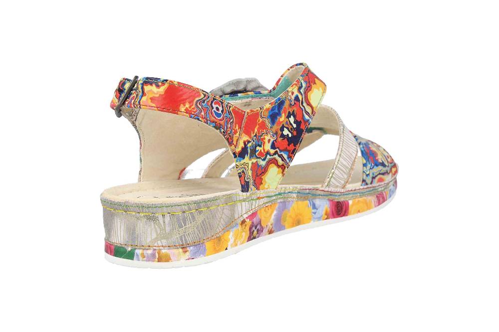 Laura Vita Sandalen in Übergrößen Mehrfarbig BRCUELO 06 Vert große Damenschuhe Outlet