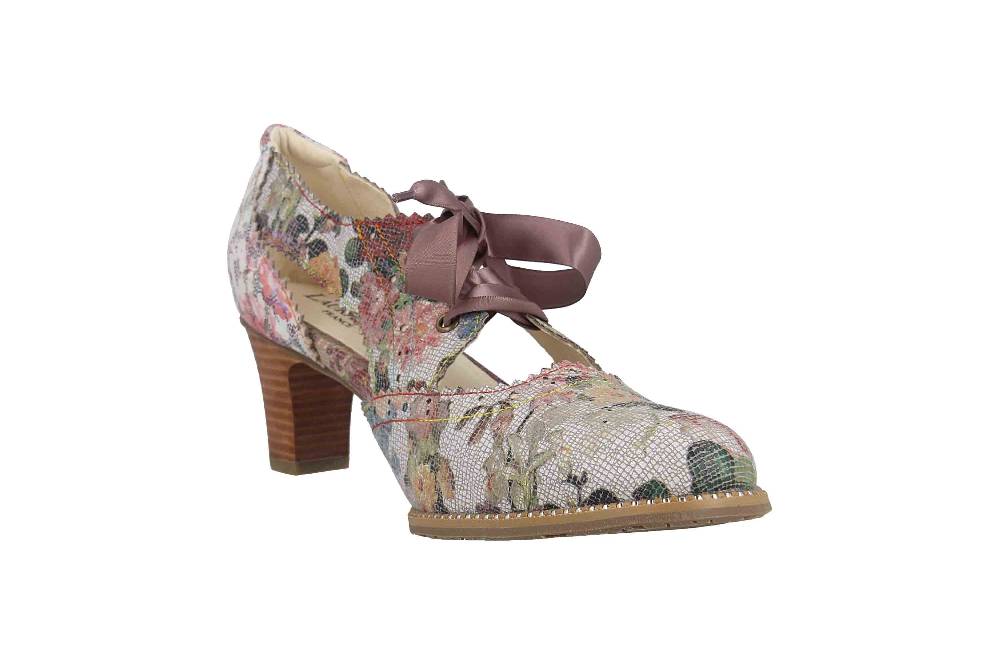 Laura Vita Pumps in Übergrößen Mehrfarbig ELCODIEO 0422 Café große Damenschuhe Auslauf