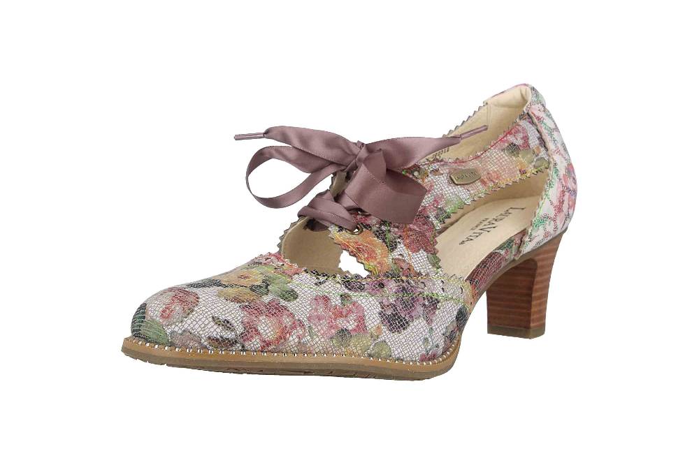 Laura Vita Pumps in Übergrößen Mehrfarbig ELCODIEO 0422 Café große Damenschuhe Auslauf