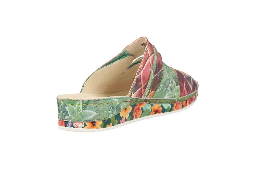 Laura Vita Pantoletten in Übergrößen Mehrfarbig BRCUELO 75 Vert große Damenschuhe Angebote