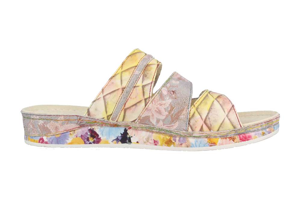 Laura Vita Pantoletten in Übergrößen Mehrfarbig BRCUELO 75 Beige große Damenschuhe Hotsell