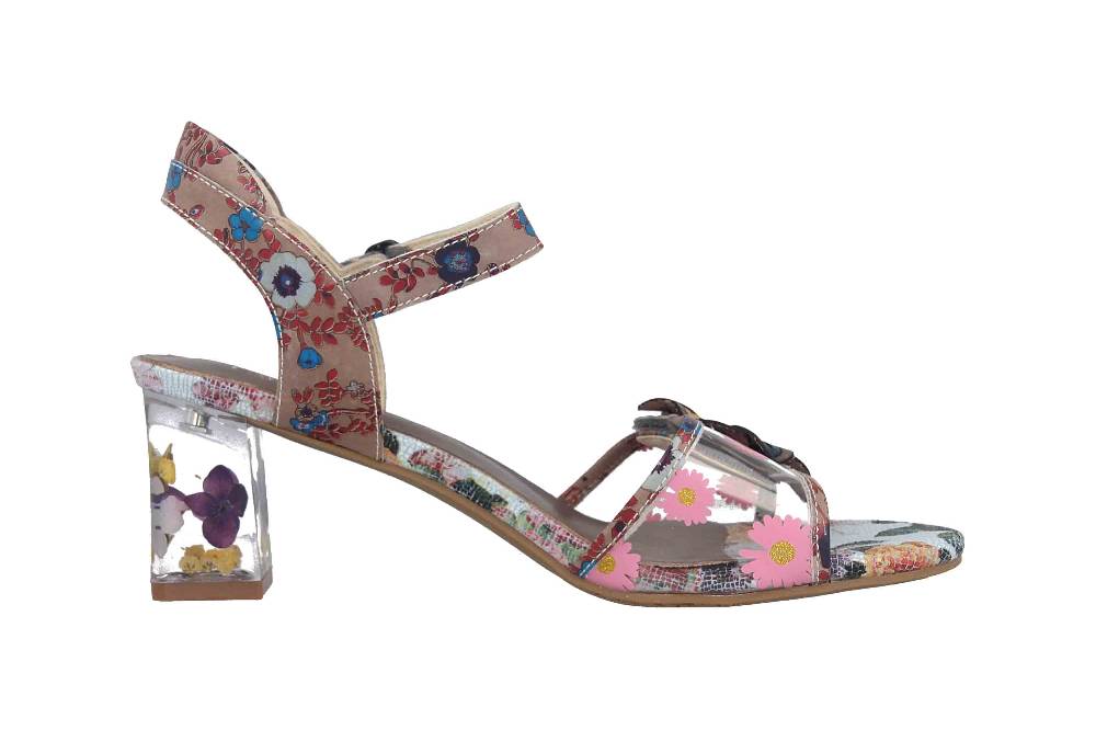 Laura Vita Sandaletten in Übergrößen Mehrfarbig LUCIAO 08 Gris große Damenschuhe im Angebot