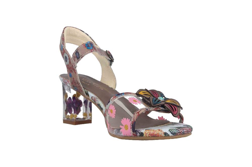 Laura Vita Sandaletten in Übergrößen Mehrfarbig LUCIAO 08 Gris große Damenschuhe im Angebot