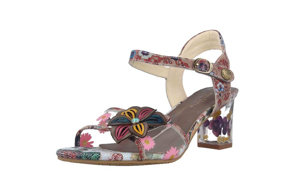 Laura Vita Sandaletten in Übergrößen Mehrfarbig LUCIAO 08 Gris große Damenschuhe im Angebot