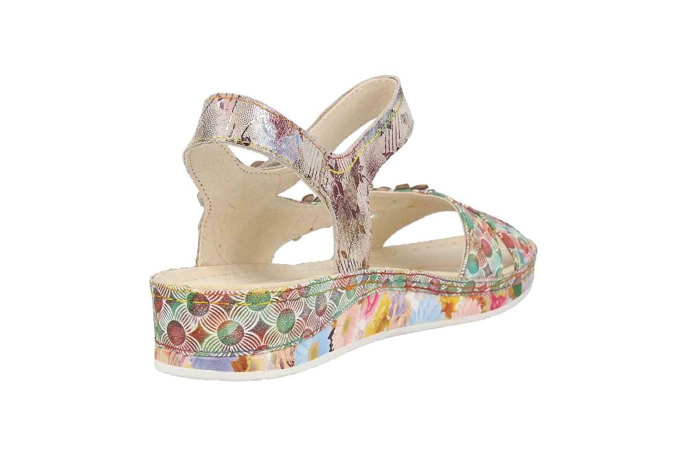 Laura Vita Sandalen in Übergrößen Mehrfarbig BRCUELO 81 Café große Damenschuhe Günstiger Verkauf