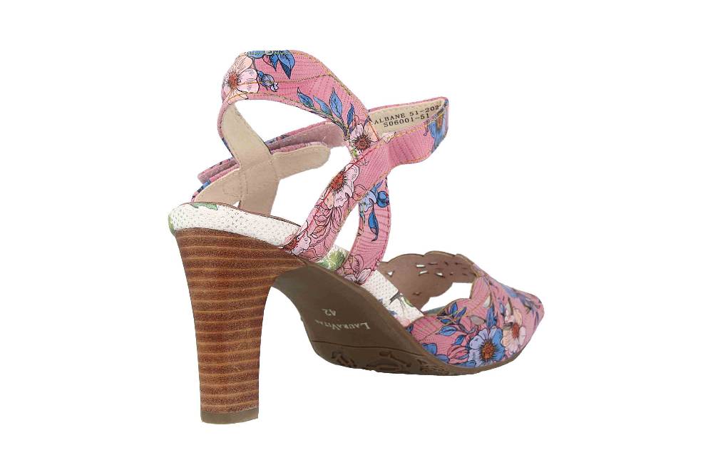 Laura Vita Sandaletten in Übergrößen Mehrfarbig ALBANE 51 Lilas große Damenschuhe Fabrikverkauf
