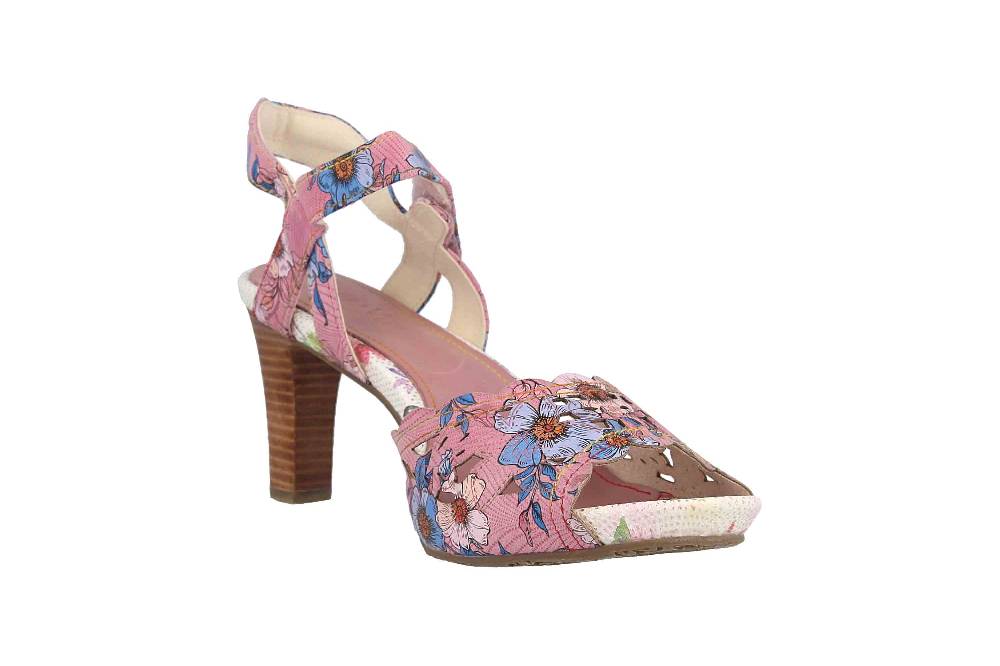 Laura Vita Sandaletten in Übergrößen Mehrfarbig ALBANE 51 Lilas große Damenschuhe Fabrikverkauf