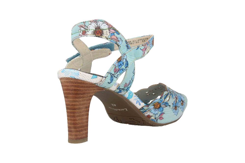 Laura Vita Sandaletten in Übergrößen Mehrfarbig ALBANE 51 Bleu große Damenschuhe Meist gekauft