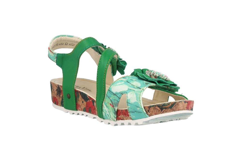 Laura Vita Sandalen in Übergrößen Mehrfarbig BRCYANO 68 Vert große Damenschuhe Limitierter Zeitrabatt