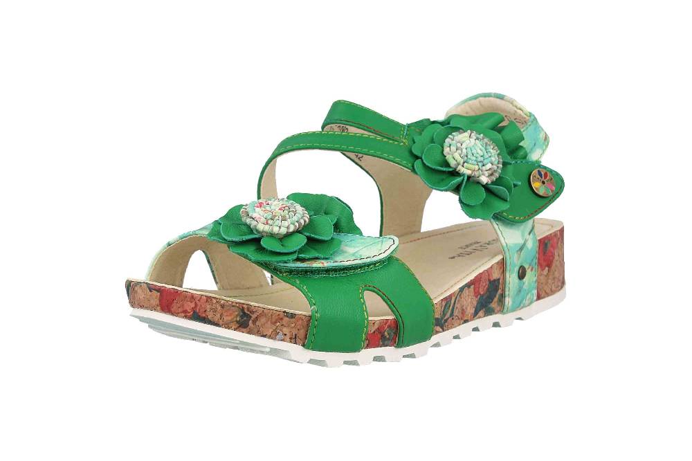 Laura Vita Sandalen in Übergrößen Mehrfarbig BRCYANO 68 Vert große Damenschuhe Limitierter Zeitrabatt