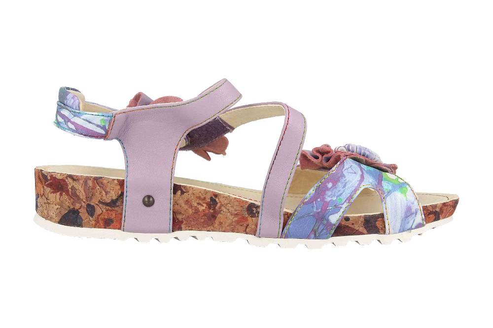 Laura Vita Sandalen in Übergrößen Mehrfarbig BRCYANO 68 Lilas große Damenschuhe Fabrik Onlineshop