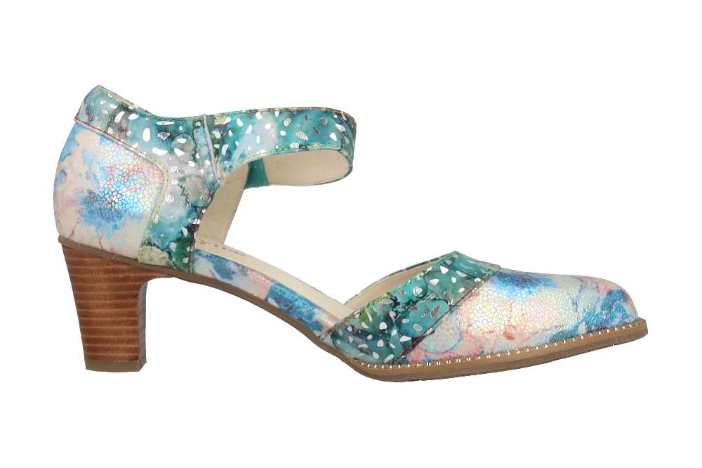 Laura Vita Pumps in Übergrößen Mehrfarbig ELCODIEO 232 Turquoise große Damenschuhe Fabrikpreis