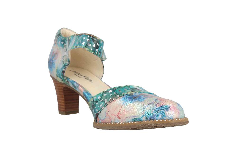 Laura Vita Pumps in Übergrößen Mehrfarbig ELCODIEO 232 Turquoise große Damenschuhe Fabrikpreis