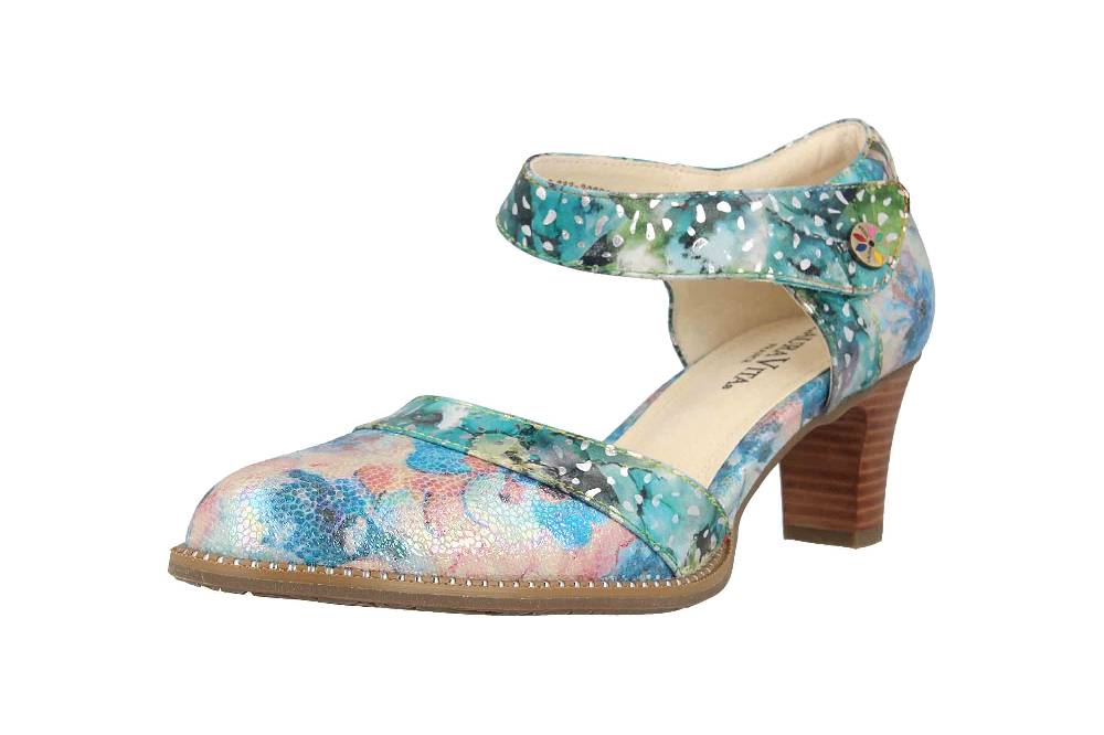 Laura Vita Pumps in Übergrößen Mehrfarbig ELCODIEO 232 Turquoise große Damenschuhe Fabrikpreis