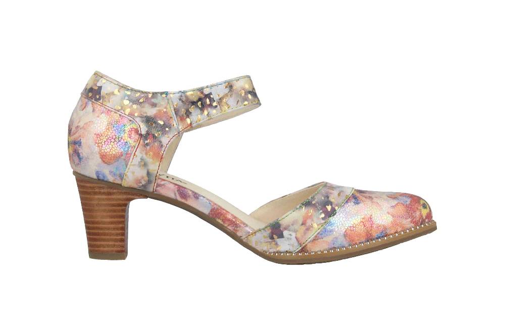 Laura Vita Pumps in Übergrößen Mehrfarbig ELCODIEO 232 Abricot große Damenschuhe Sonderangebot