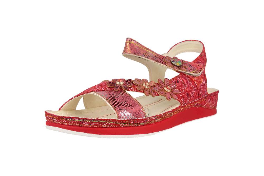 Laura Vita Sandalen in Übergrößen Mehrfarbig BRCUELO 81 Cerise große Damenschuhe Günstig kaufen