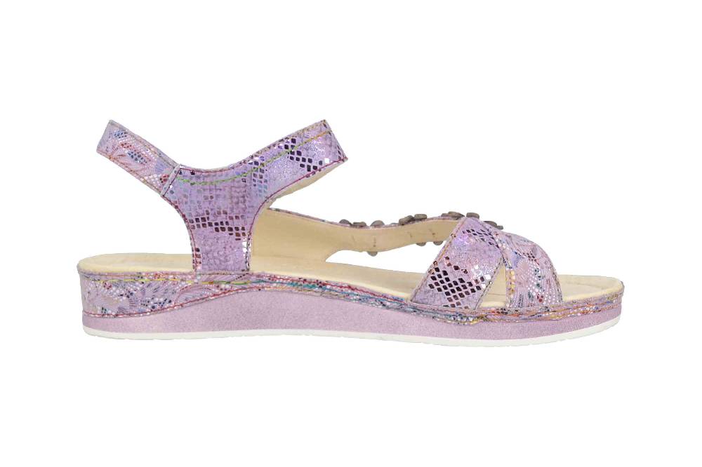 Laura Vita Sandalen in Übergrößen Mehrfarbig BRCUELO 81 Lilas große Damenschuhe Großer Ausverkauf
