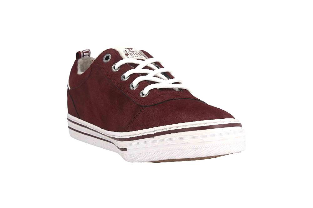 Mustang Shoes Sneaker in Übergrößen Bordeaux 1354-312-55 große Damenschuhe Jubiläumsangebot