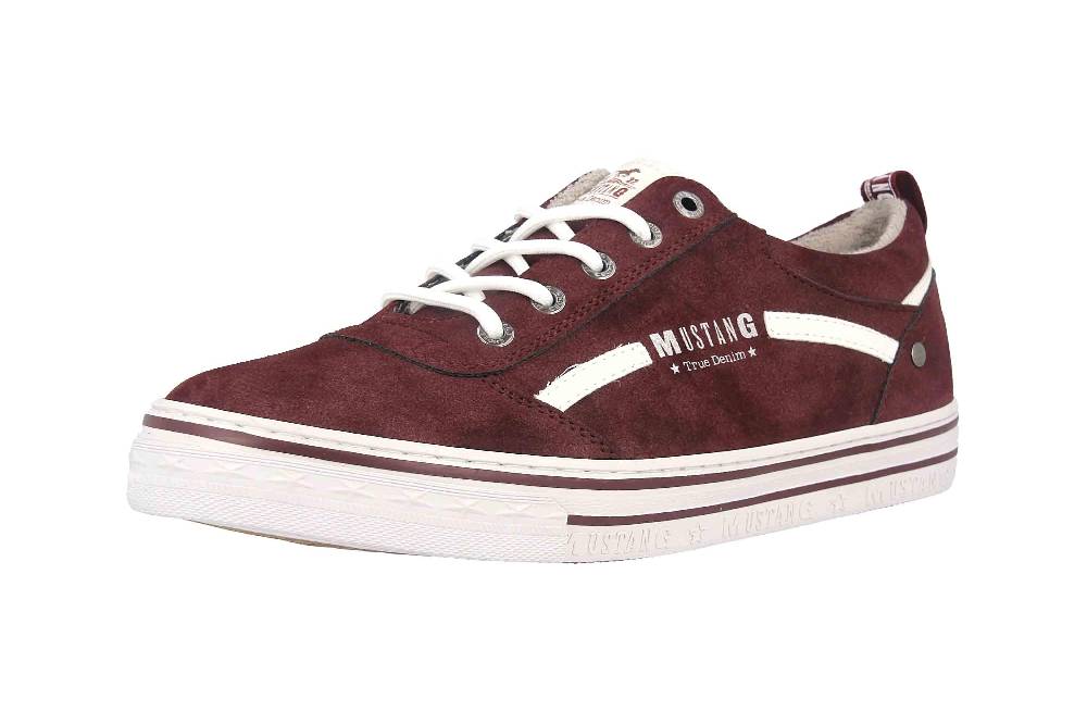 Mustang Shoes Sneaker in Übergrößen Bordeaux 1354-312-55 große Damenschuhe Jubiläumsangebot