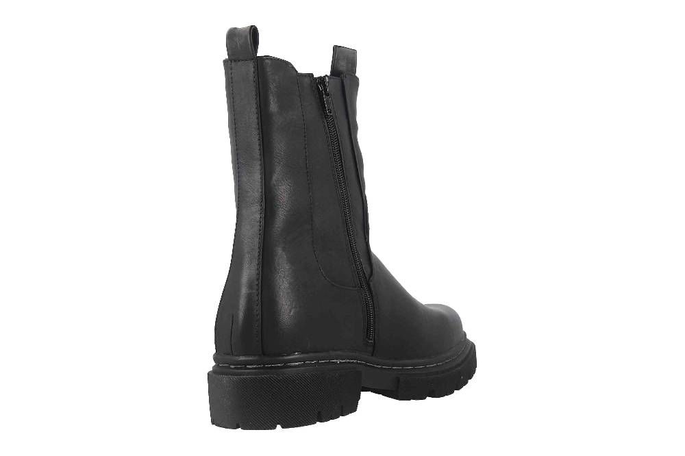 Fitters Footwear Cara Stiefeletten in Übergrößen Schwarz 2.AC3801 Black große Damenschuhe Exklusive Angebote