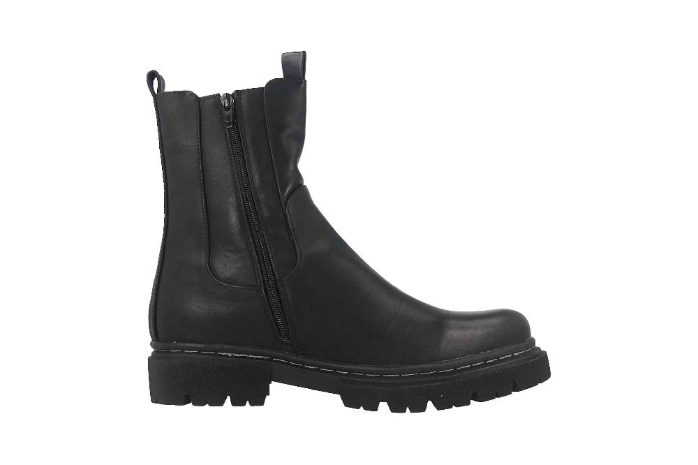 Fitters Footwear Cara Stiefeletten in Übergrößen Schwarz 2.AC3801 Black große Damenschuhe Exklusive Angebote
