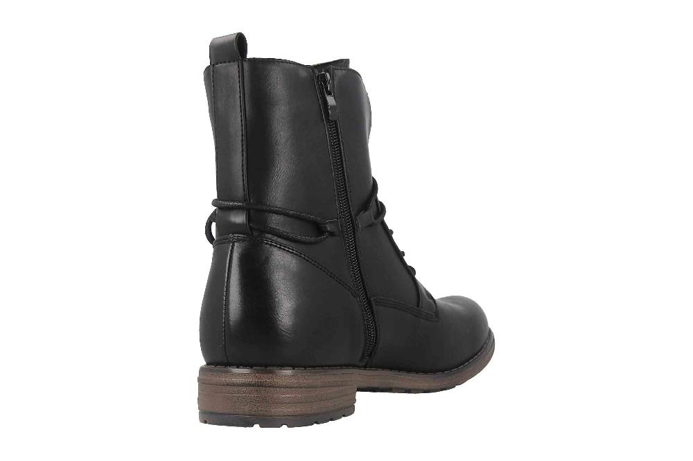 Fitters Footwear Vera Stiefeletten in Übergrößen Schwarz 2.252323 Black große Damenschuhe Blitzangebot