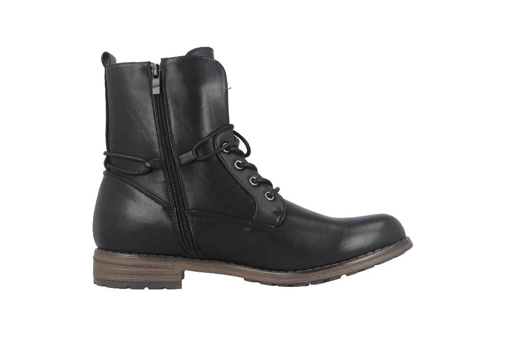 Fitters Footwear Vera Stiefeletten in Übergrößen Schwarz 2.252323 Black große Damenschuhe Blitzangebot