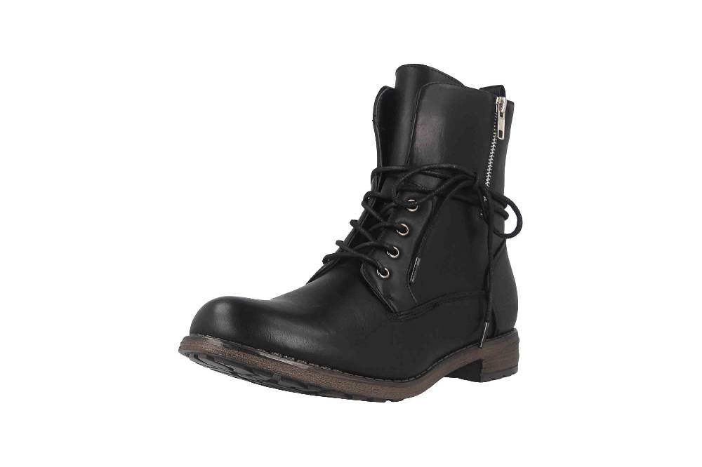 Fitters Footwear Vera Stiefeletten in Übergrößen Schwarz 2.252323 Black große Damenschuhe Blitzangebot