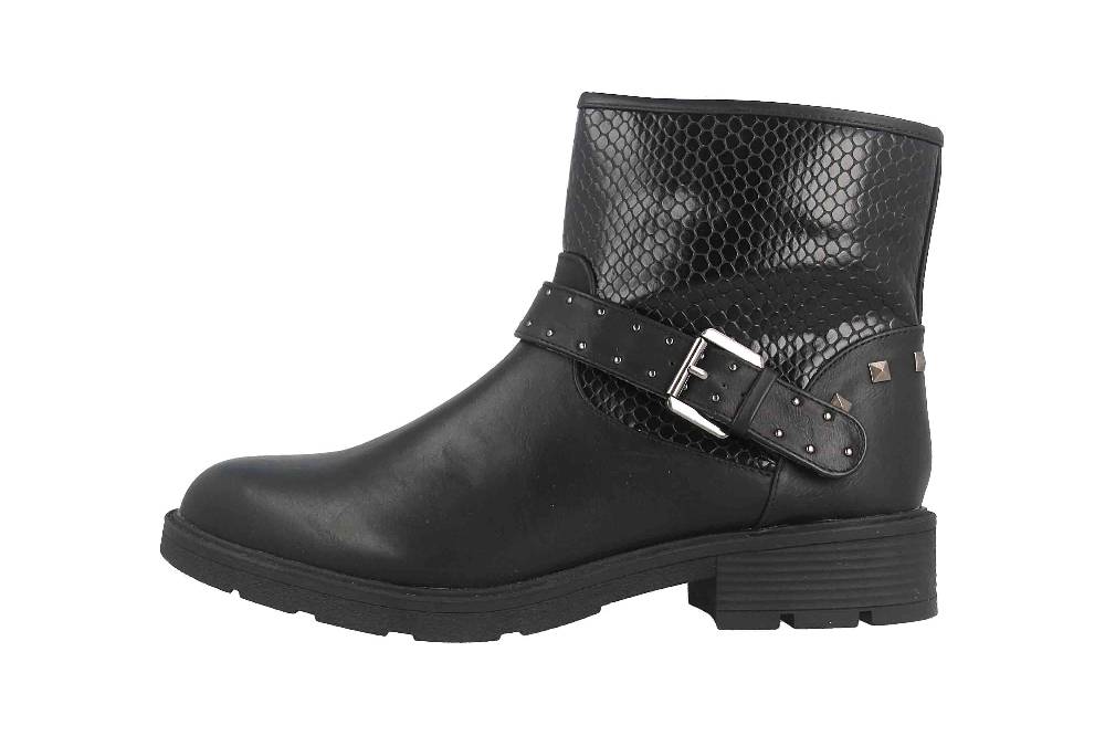 Fitters Footwear Lexi Stiefeletten in Übergrößen Schwarz 2.237232 Black große Damenschuhe