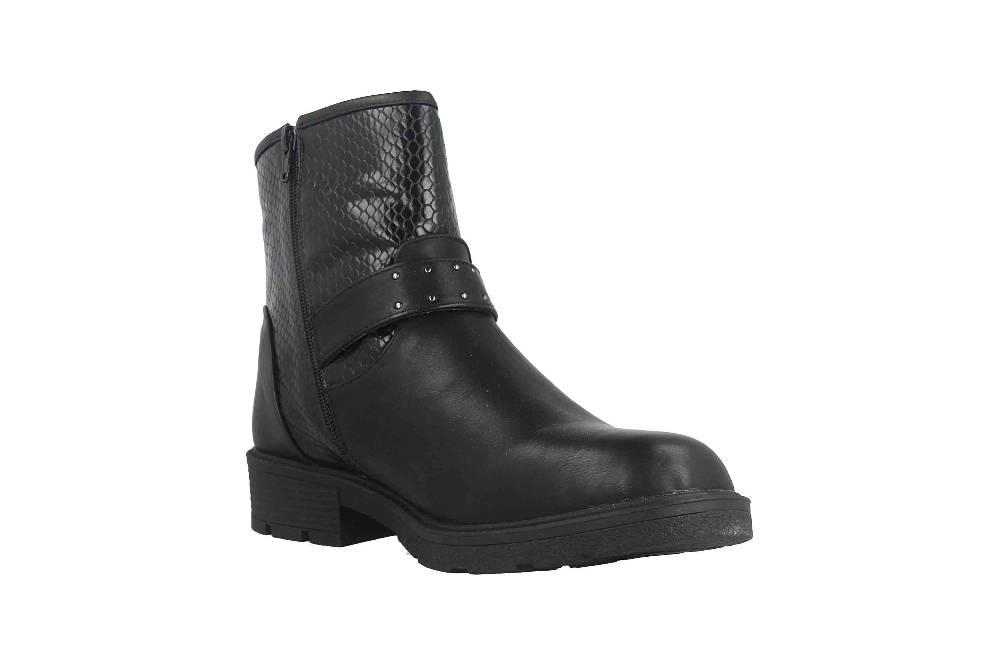 Fitters Footwear Lexi Stiefeletten in Übergrößen Schwarz 2.237232 Black große Damenschuhe Große Rabatte