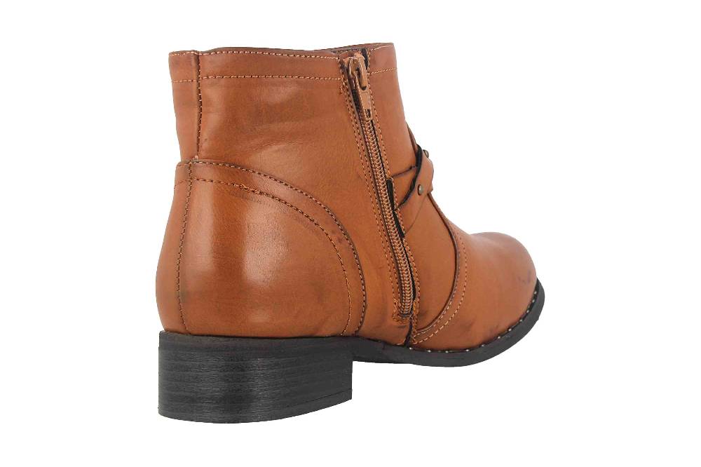 Fitters Footwear Shannon Stiefeletten in Übergrößen Braun 2.239201 Brandy große Damenschuhe Neuheiten