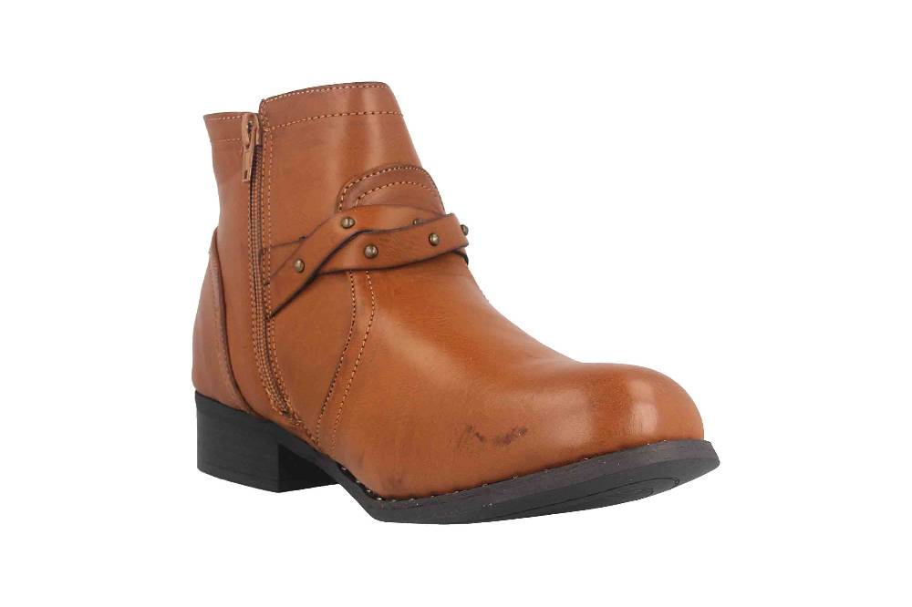 Fitters Footwear Shannon Stiefeletten in Übergrößen Braun 2.239201 Brandy große Damenschuhe Neuheiten