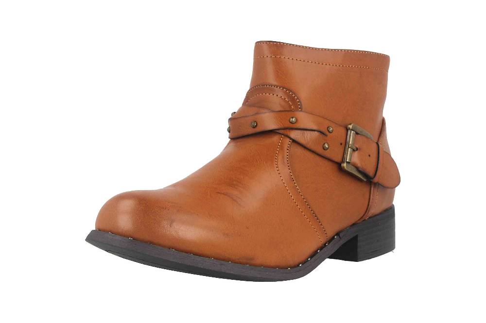 Fitters Footwear Shannon Stiefeletten in Übergrößen Braun 2.239201 Brandy große Damenschuhe Neuheiten