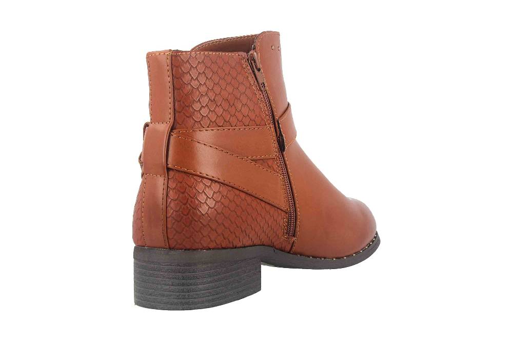 Fitters Footwear Alma Stiefeletten in Übergrößen Braun 2.239210 Brandy große Damenschuhe Bestseller