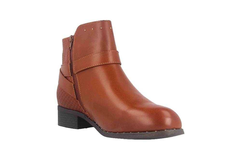 Fitters Footwear Alma Stiefeletten in Übergrößen Braun 2.239210 Brandy große Damenschuhe Bestseller