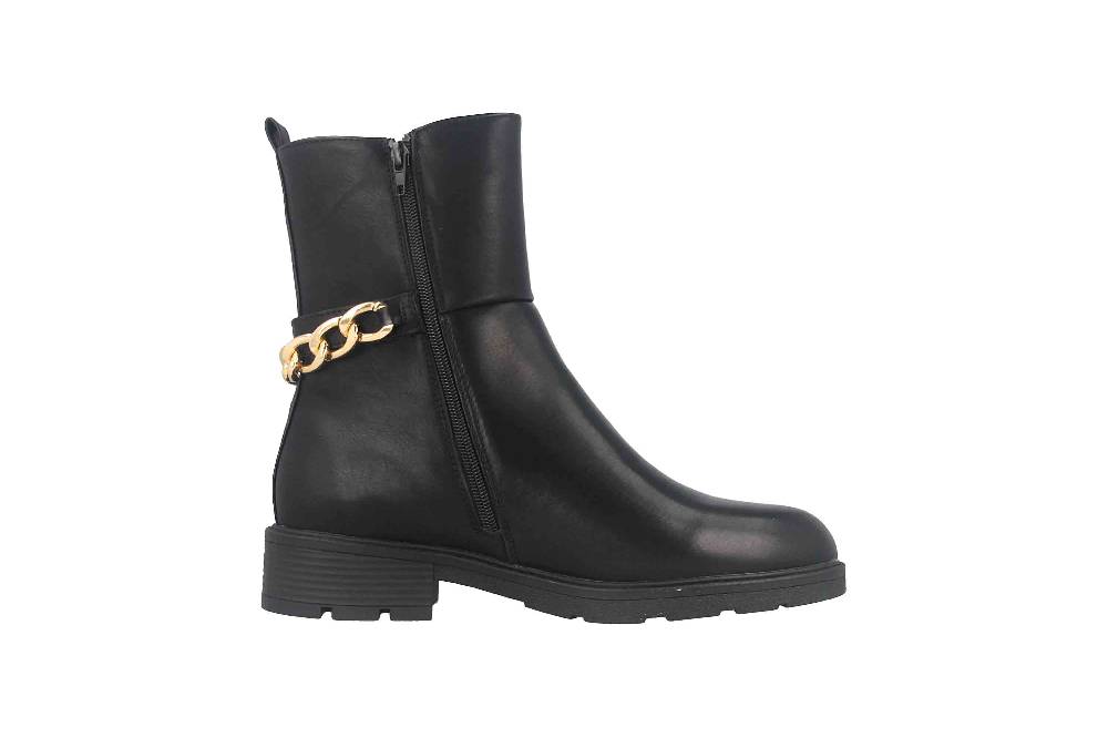 Fitters Footwear Rabea Stiefeletten in Übergrößen Schwarz 2AA0381301 Black große Damenschuhe Sonderangebote
