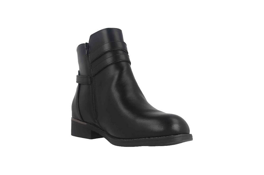 Fitters Footwear Sina Stiefeletten in Übergrößen Schwarz 2AA0211306 Black große Damenschuhe Wochenangebot