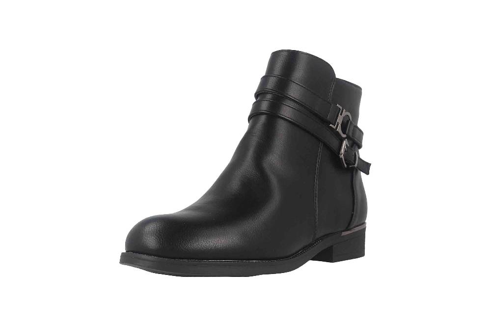 Fitters Footwear Sina Stiefeletten in Übergrößen Schwarz 2AA0211306 Black große Damenschuhe Wochenangebot