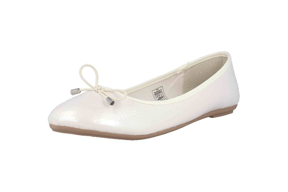 Fitters Footwear Mila Ballerinas in Übergrößen Weiß 2.514362 Off White große Damenschuhe Letzte 3 Tage