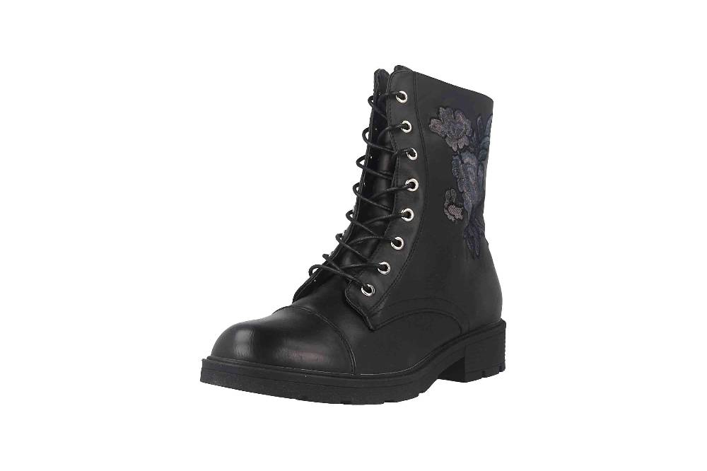 Fitters Footwear Stiefeletten in Übergrößen Schwarz 2239215 Tamara Black große Damenschuhe Neueste Stile