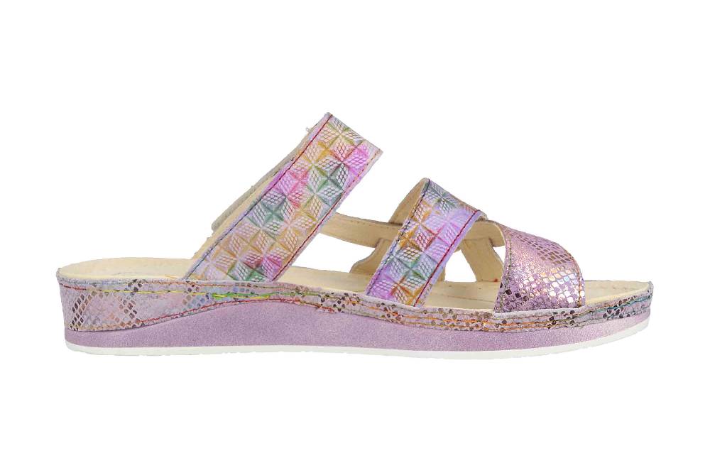 Laura Vita Pantoletten in Übergrößen Mehrfarbig BRUEL 05 Lilas große Damenschuhe Bis zu 50% Rabatt