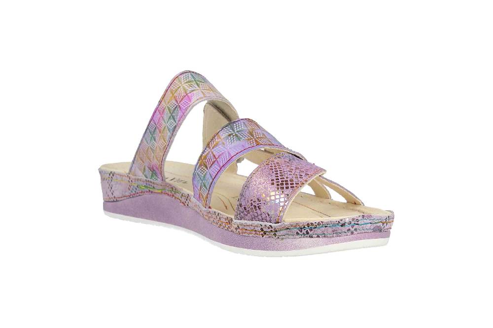Laura Vita Pantoletten in Übergrößen Mehrfarbig BRUEL 05 Lilas große Damenschuhe Bis zu 50% Rabatt