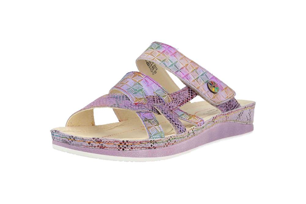 Laura Vita Pantoletten in Übergrößen Mehrfarbig BRUEL 05 Lilas große Damenschuhe Bis zu 50% Rabatt